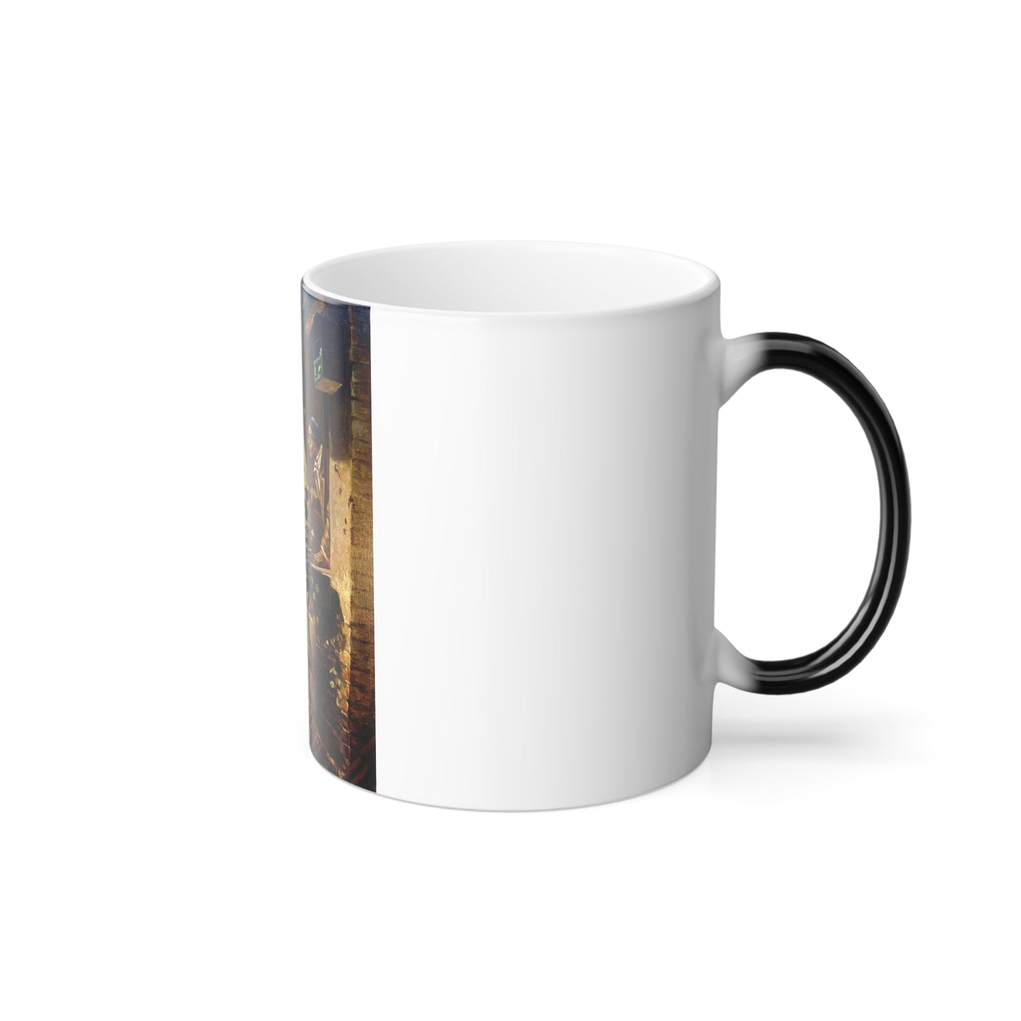 Carl Spitzweg (1808-1885) In the Attic Room - 1849 - Color Changing Mug 11oz-11oz-The Sticker Space