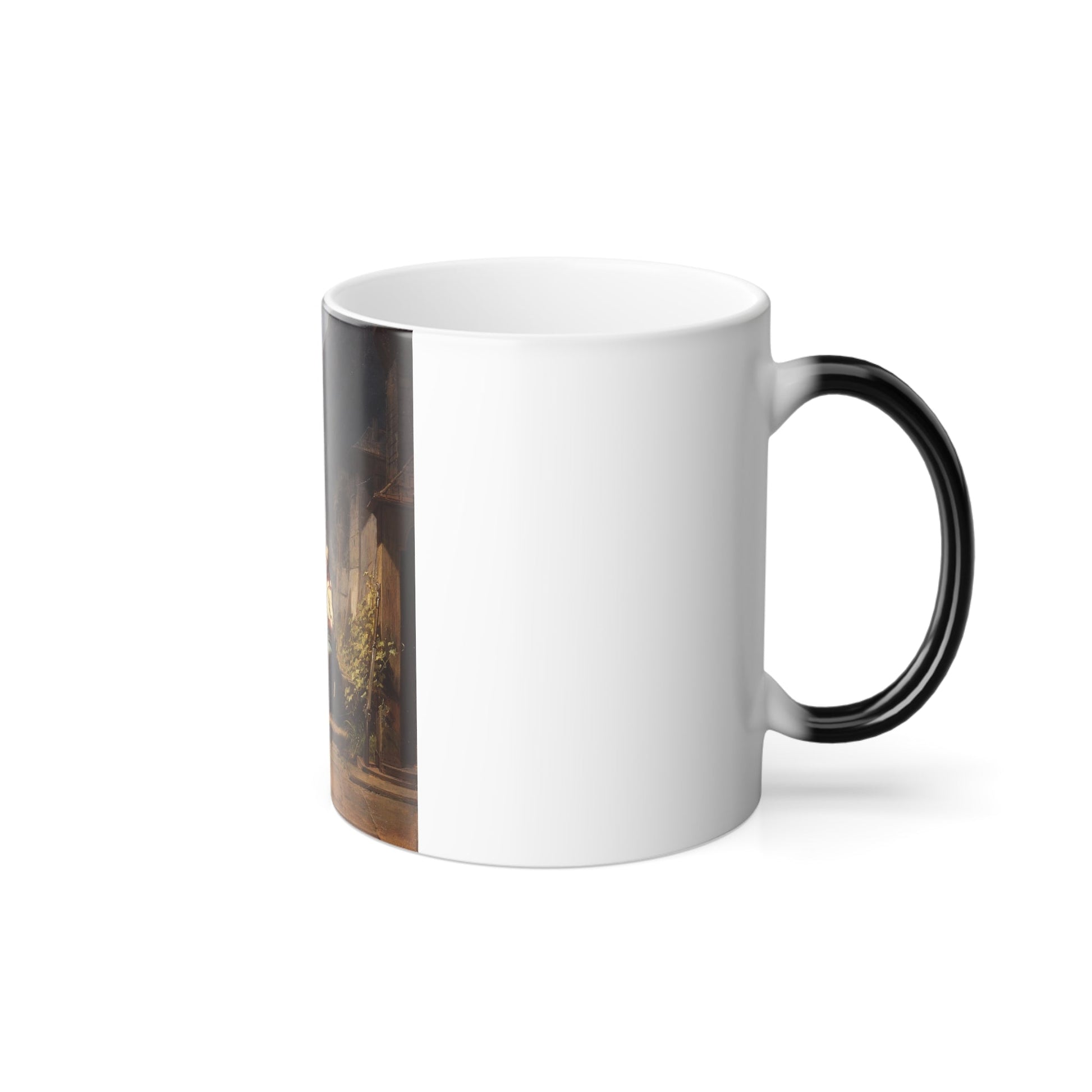 Carl Spitzweg (1808-1885) Sentry on a fortress - 1860 - Color Changing Mug 11oz-11oz-The Sticker Space