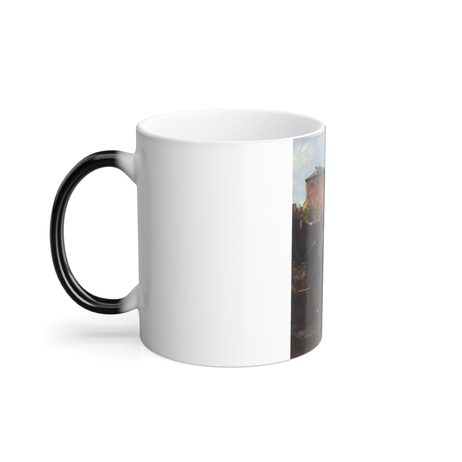 Carl Spitzweg (1808-1885) The Sentinel - oil on canvas - Color Changing Mug 11oz-11oz-The Sticker Space