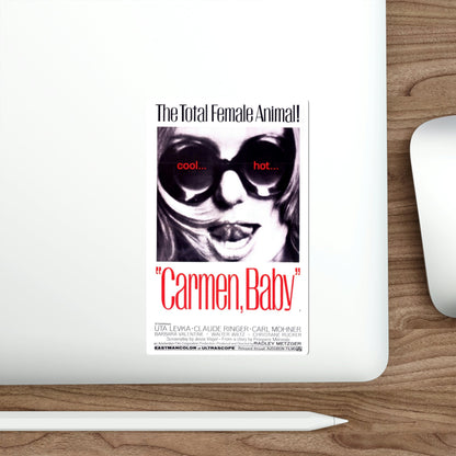 Carmen Baby 1967 Movie Poster STICKER Vinyl Die-Cut Decal-The Sticker Space