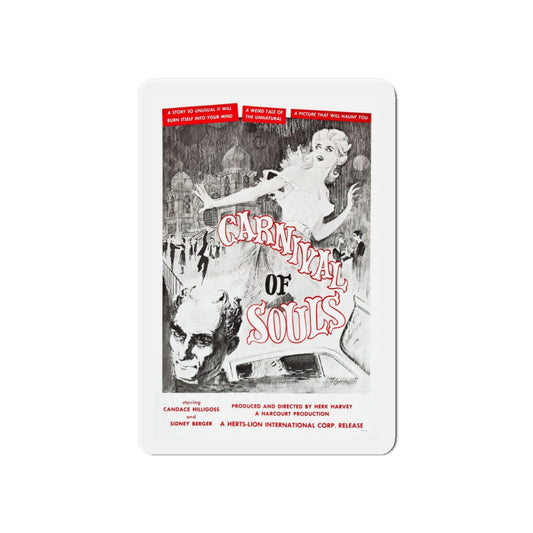CARNIVAL OF SOULS (2) 1962 Movie Poster - Die-Cut Magnet-6 × 6"-The Sticker Space
