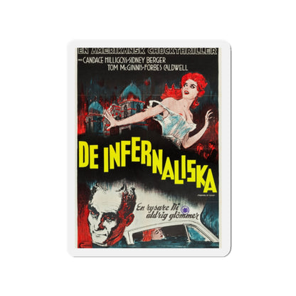 CARNIVAL OF SOULS (SWEDISH) 1962 Movie Poster - Die-Cut Magnet-2" x 2"-The Sticker Space