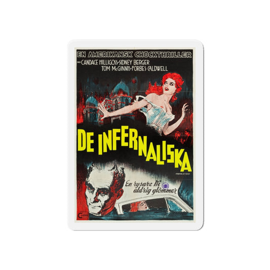 CARNIVAL OF SOULS (SWEDISH) 1962 Movie Poster - Die-Cut Magnet-6 × 6"-The Sticker Space
