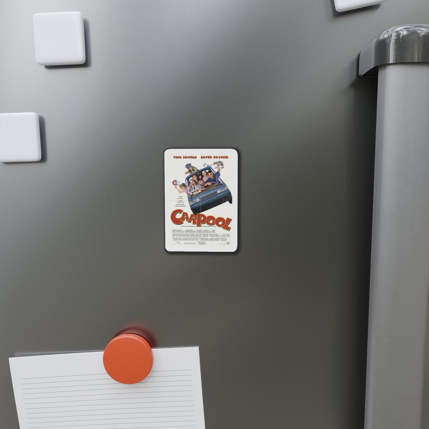 Carpool 1996 Movie Poster Die-Cut Magnet-The Sticker Space