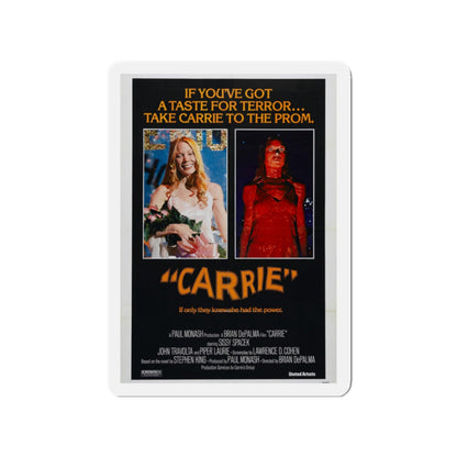 CARRIE 1976 Movie Poster - Die-Cut Magnet-2" x 2"-The Sticker Space