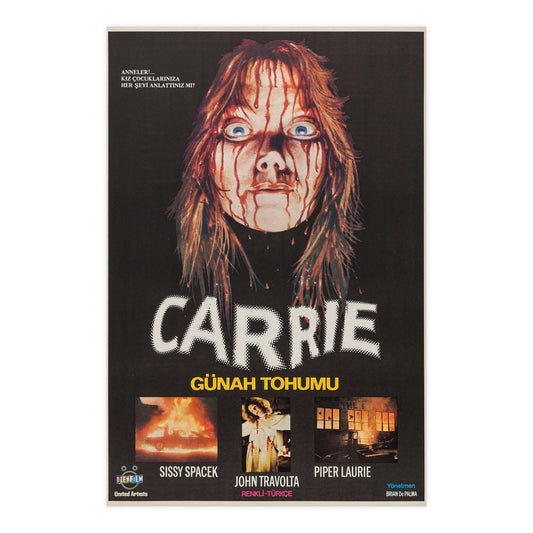 CARRIE (TURKISH) 1976 - Paper Movie Poster