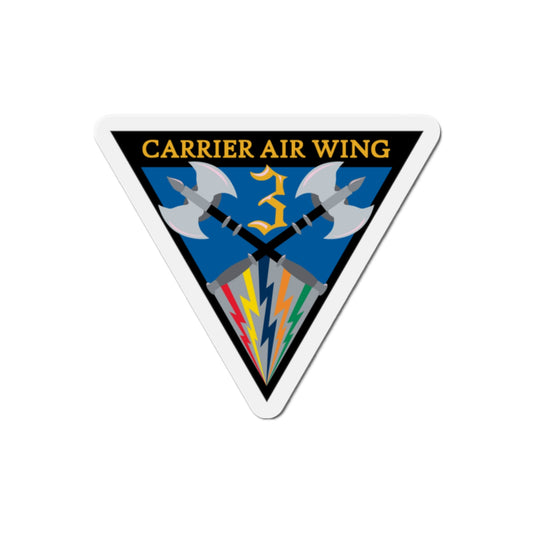 Carrier Air Wing 3 (U.S. Navy) Die-Cut Magnet-2" x 2"-The Sticker Space