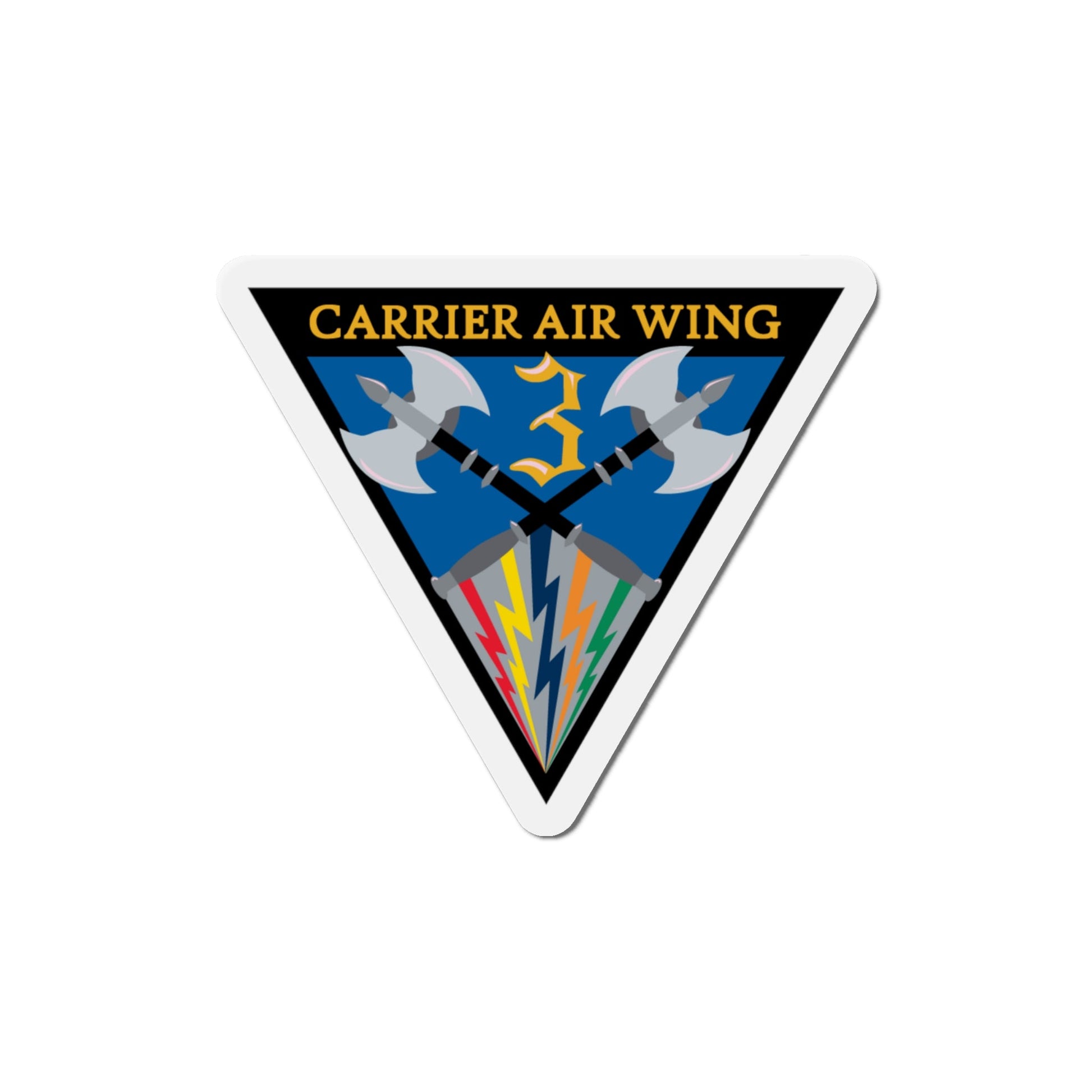 Carrier Air Wing 3 (U.S. Navy) Die-Cut Magnet-4" x 4"-The Sticker Space
