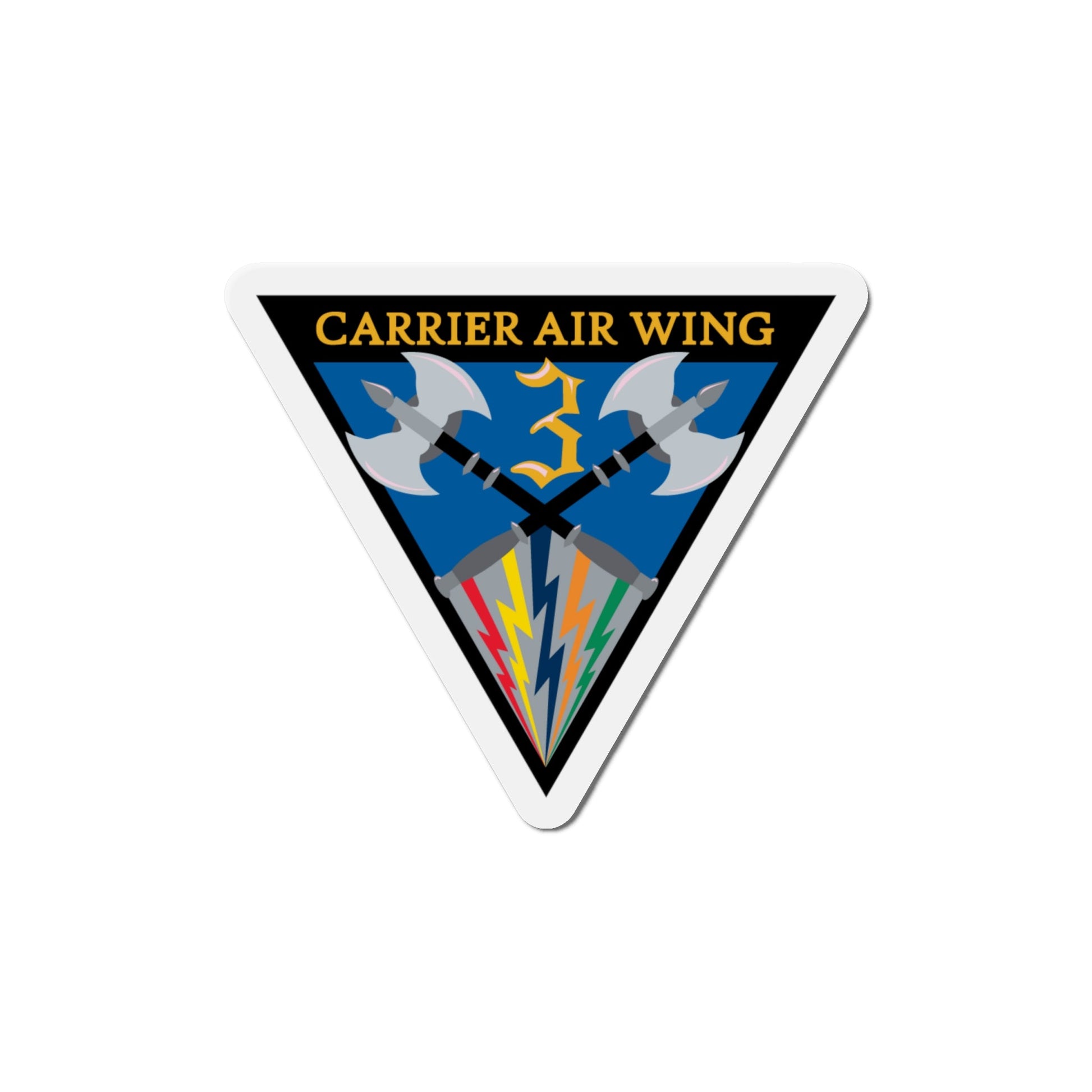 Carrier Air Wing 3 (U.S. Navy) Die-Cut Magnet-6 × 6"-The Sticker Space