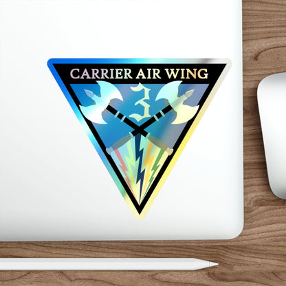 Carrier Air Wing 3 (U.S. Navy) Holographic STICKER Die-Cut Vinyl Decal-The Sticker Space