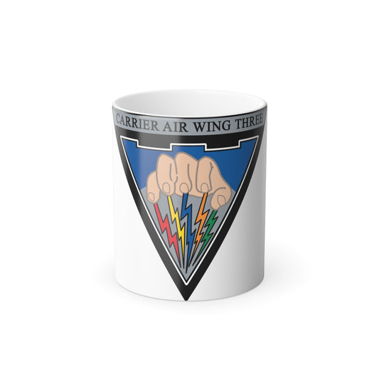 Carrier Air Wing 3 v2 (U.S. Navy) Color Changing Mug 11oz-11oz-The Sticker Space