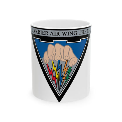 Carrier Air Wing 3 v2 (U.S. Navy) White Coffee Mug-11oz-The Sticker Space