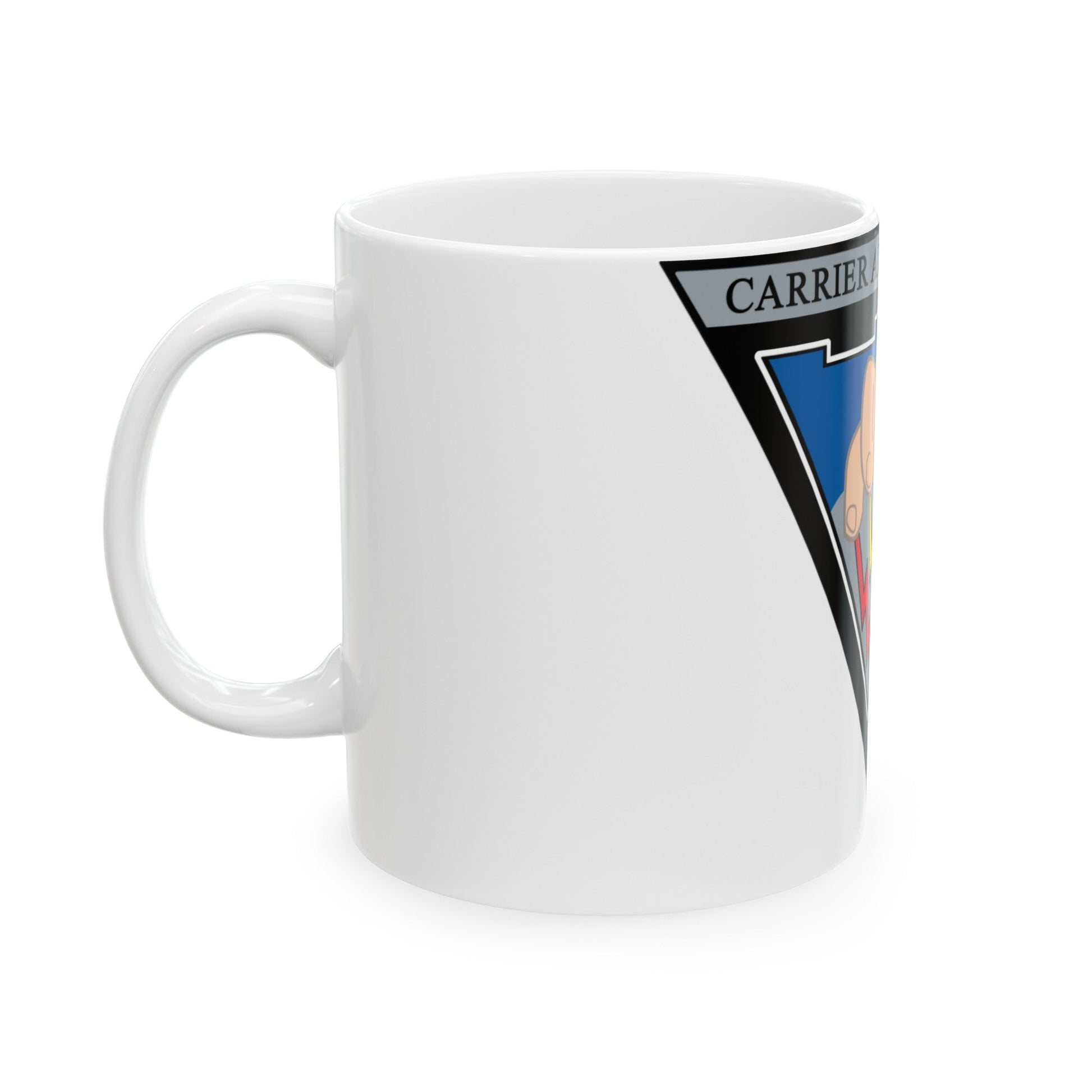 Carrier Air Wing 3 v2 (U.S. Navy) White Coffee Mug-The Sticker Space