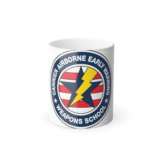 Carrier Airborne Early Warning Weapons School Bolt (U.S. Navy) Color Changing Mug 11oz-11oz-The Sticker Space