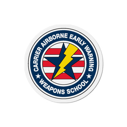 Carrier Airborne Early Warning Weapons School Bolt (U.S. Navy) Die-Cut Magnet-3" x 3"-The Sticker Space