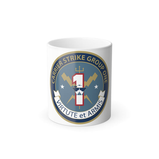 Carrier Strike Group 1 (U.S. Navy) Color Changing Mug 11oz-11oz-The Sticker Space