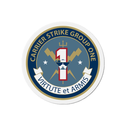 Carrier Strike Group 1 (U.S. Navy) Die-Cut Magnet-2" x 2"-The Sticker Space