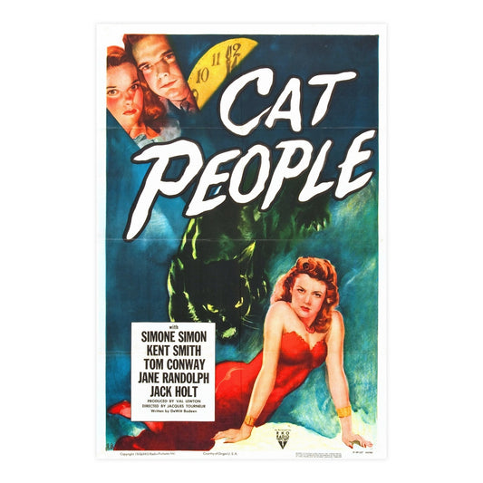 CAT PEOPLE 1942 - Paper Movie Poster