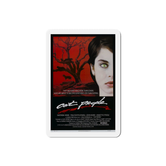 Cat People 1982 Movie Poster Die-Cut Magnet-2" x 2"-The Sticker Space