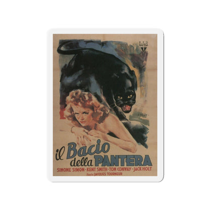 CAT PEOPLE (2) 1942 Movie Poster - Die-Cut Magnet-3" x 3"-The Sticker Space