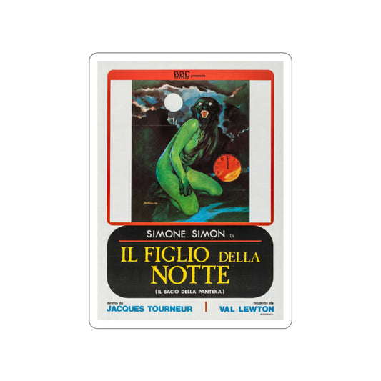 CAT PEOPLE (ITALIAN) 1942 Movie Poster STICKER Vinyl Die-Cut Decal-2 Inch-The Sticker Space