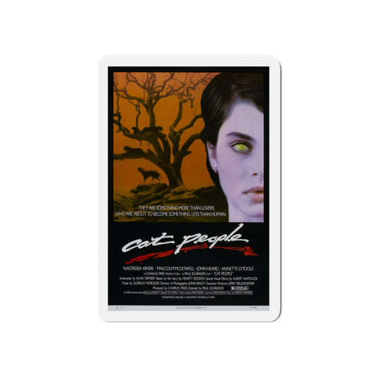 CAT PEOPLE (REMAKE) 1942 Movie Poster - Die-Cut Magnet-6 × 6"-The Sticker Space