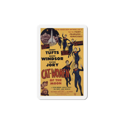 Cat Women of the Moon 1953 Movie Poster Die-Cut Magnet-5 Inch-The Sticker Space