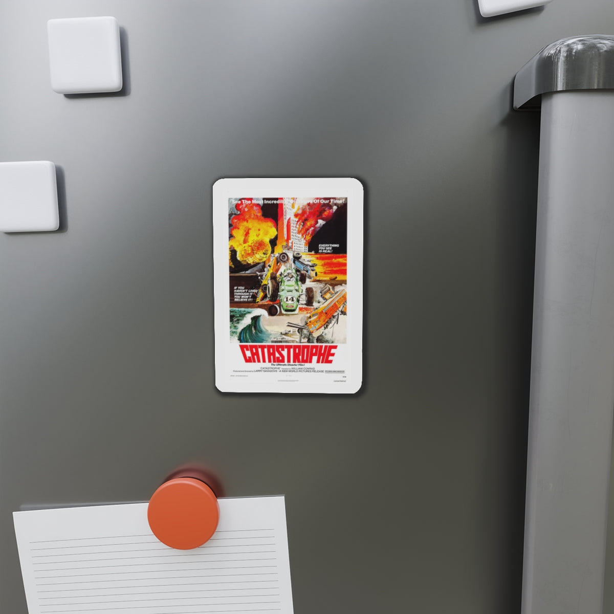 CATASTROPHE 1977 Movie Poster - Die-Cut Magnet-The Sticker Space