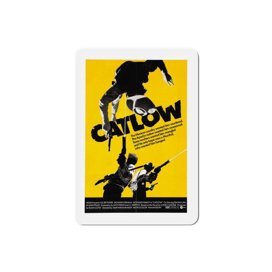 Catlow 1971 Movie Poster Die-Cut Magnet-2 Inch-The Sticker Space