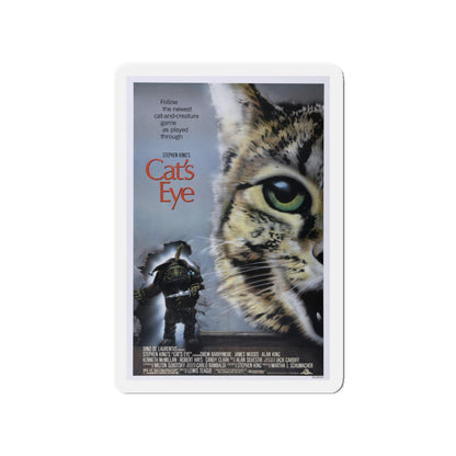 CAT'S EYE 1985 Movie Poster - Die-Cut Magnet-4" x 4"-The Sticker Space