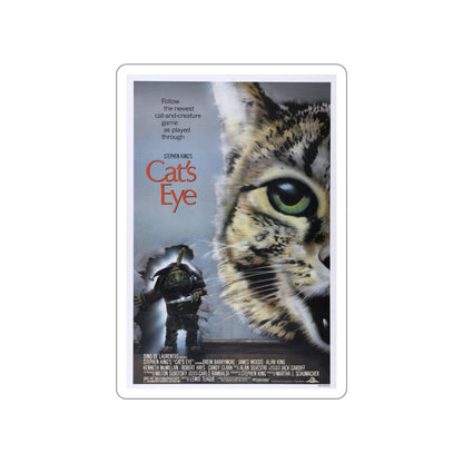 CAT'S EYE 1985 Movie Poster STICKER Vinyl Die-Cut Decal-5 Inch-The Sticker Space