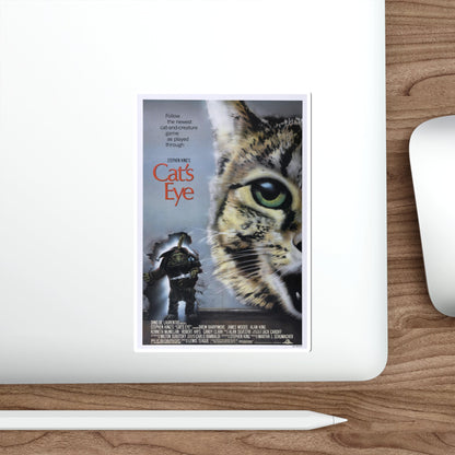 CAT'S EYE 1985 Movie Poster STICKER Vinyl Die-Cut Decal-The Sticker Space