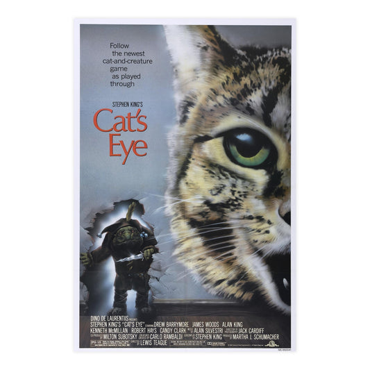 CAT'S EYE 1985 - Paper Movie Poster