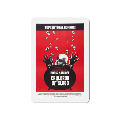 CAULDRON OF BLOOD 1971 Movie Poster - Die-Cut Magnet-5" x 5"-The Sticker Space