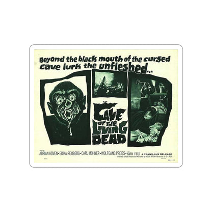 CAVE OF THE LIVING DEAD 1964 Movie Poster STICKER Vinyl Die-Cut Decal-4 Inch-The Sticker Space