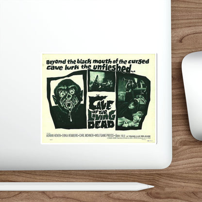 CAVE OF THE LIVING DEAD 1964 Movie Poster STICKER Vinyl Die-Cut Decal-The Sticker Space