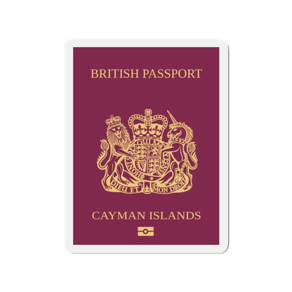 Cayman Islands Passport - Die-Cut Magnet-2" x 2"-The Sticker Space
