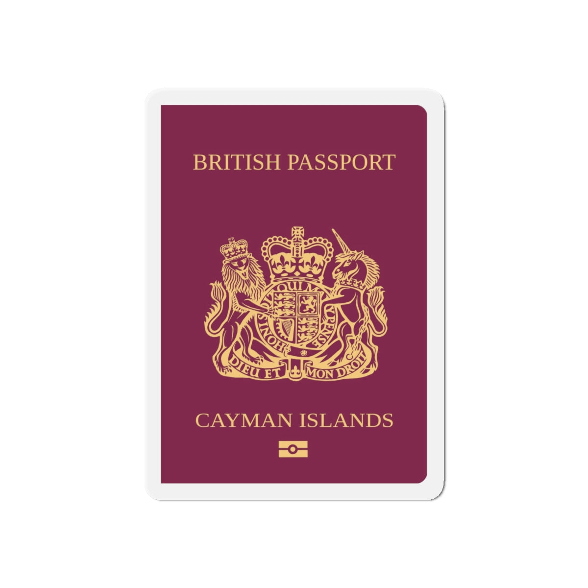 Cayman Islands Passport - Die-Cut Magnet-6 × 6"-The Sticker Space