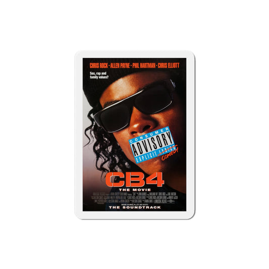 CB4 1993 Movie Poster Die-Cut Magnet-3" x 3"-The Sticker Space