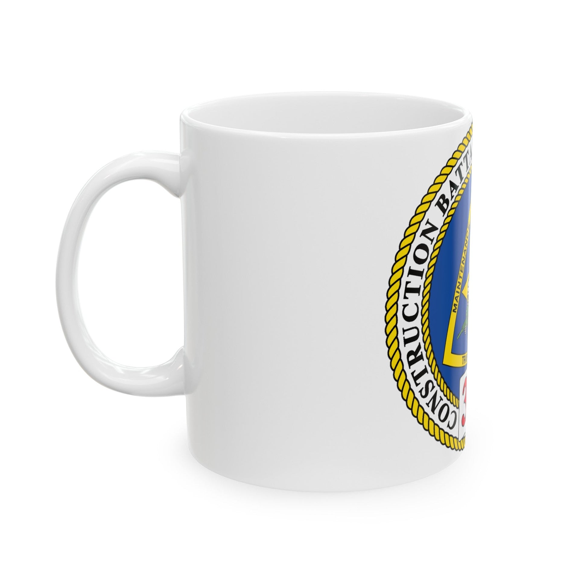CBMU 303 (U.S. Navy) White Coffee Mug-The Sticker Space