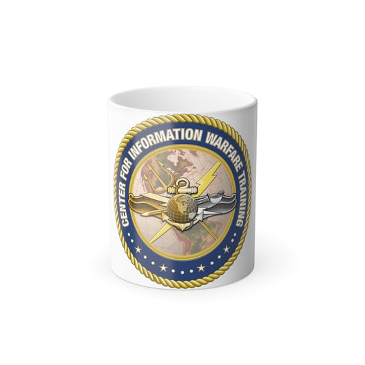 Center for Information Warfare Training (U.S. Navy) Color Changing Mug 11oz-11oz-The Sticker Space