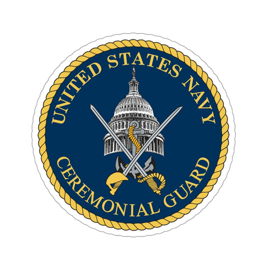Ceremonial Guard (U.S. Navy) STICKER Vinyl Die-Cut Decal-6 Inch-The Sticker Space