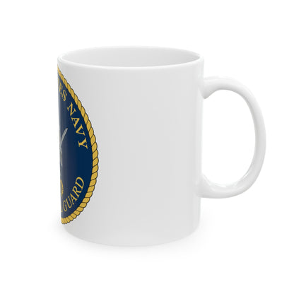Ceremonial Guard (U.S. Navy) White Coffee Mug-The Sticker Space