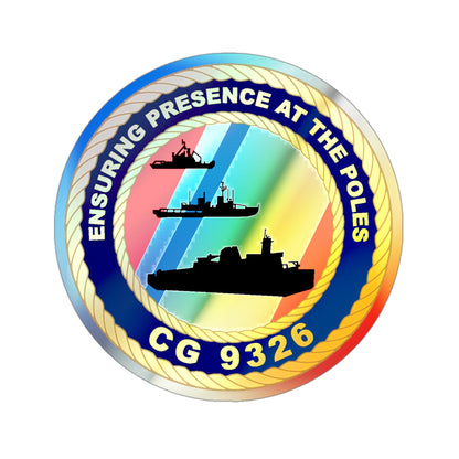 CG 9326 (U.S. Coast Guard) Holographic STICKER Die-Cut Vinyl Decal-3 Inch-The Sticker Space