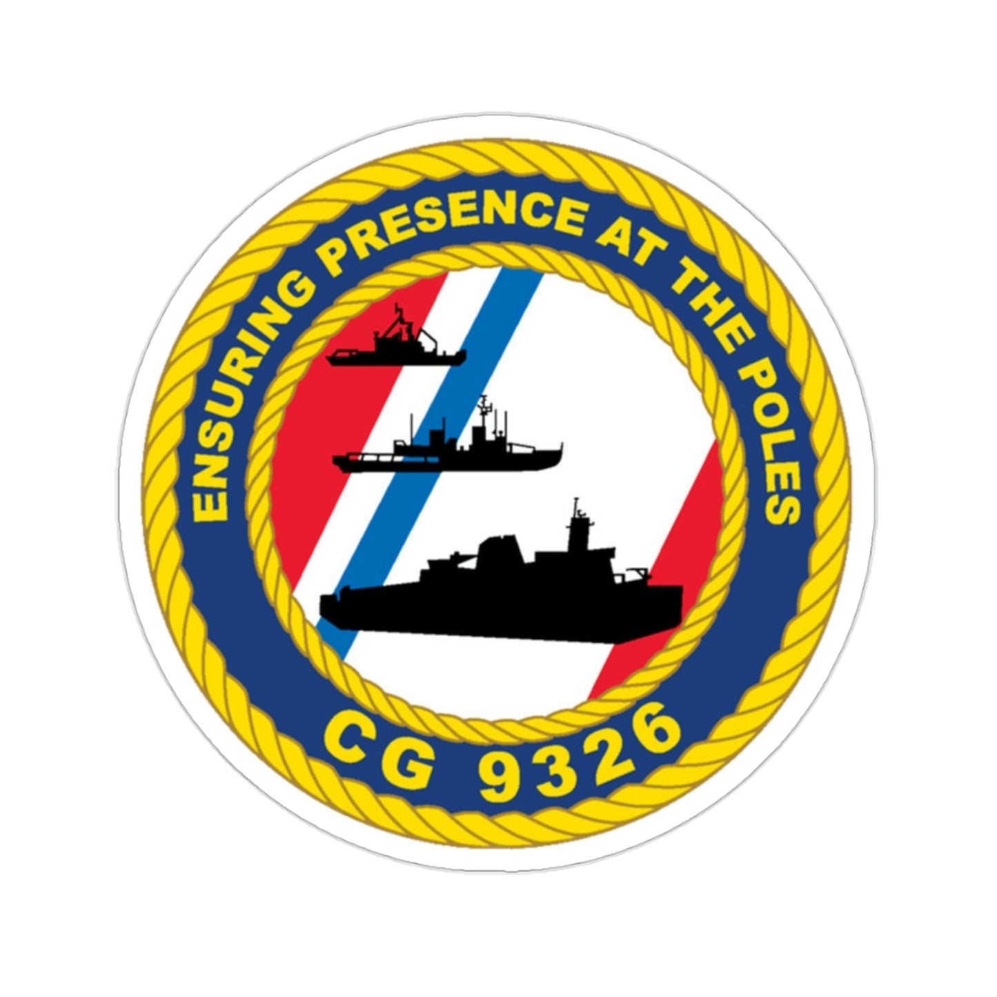 CG 9326 (U.S. Coast Guard) STICKER Vinyl Die-Cut Decal-2 Inch-The Sticker Space