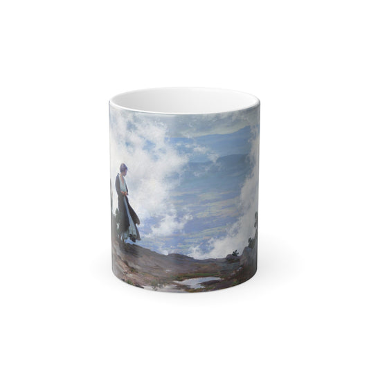 Charles Courtney Curran (1861-1942) After the Storm - Oil on canvas c1916-1919 - Color Changing Mug 11oz-11oz-The Sticker Space