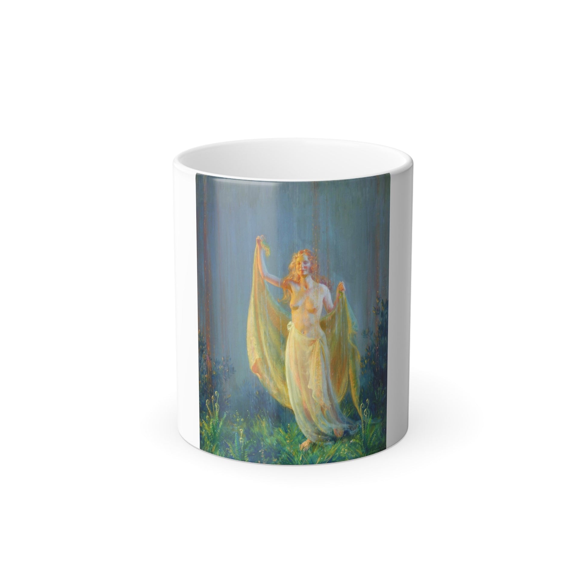 Charles Courtney Curran (1861-1942) Sunshine and Rain - 1930 - Color Changing Mug 11oz-11oz-The Sticker Space