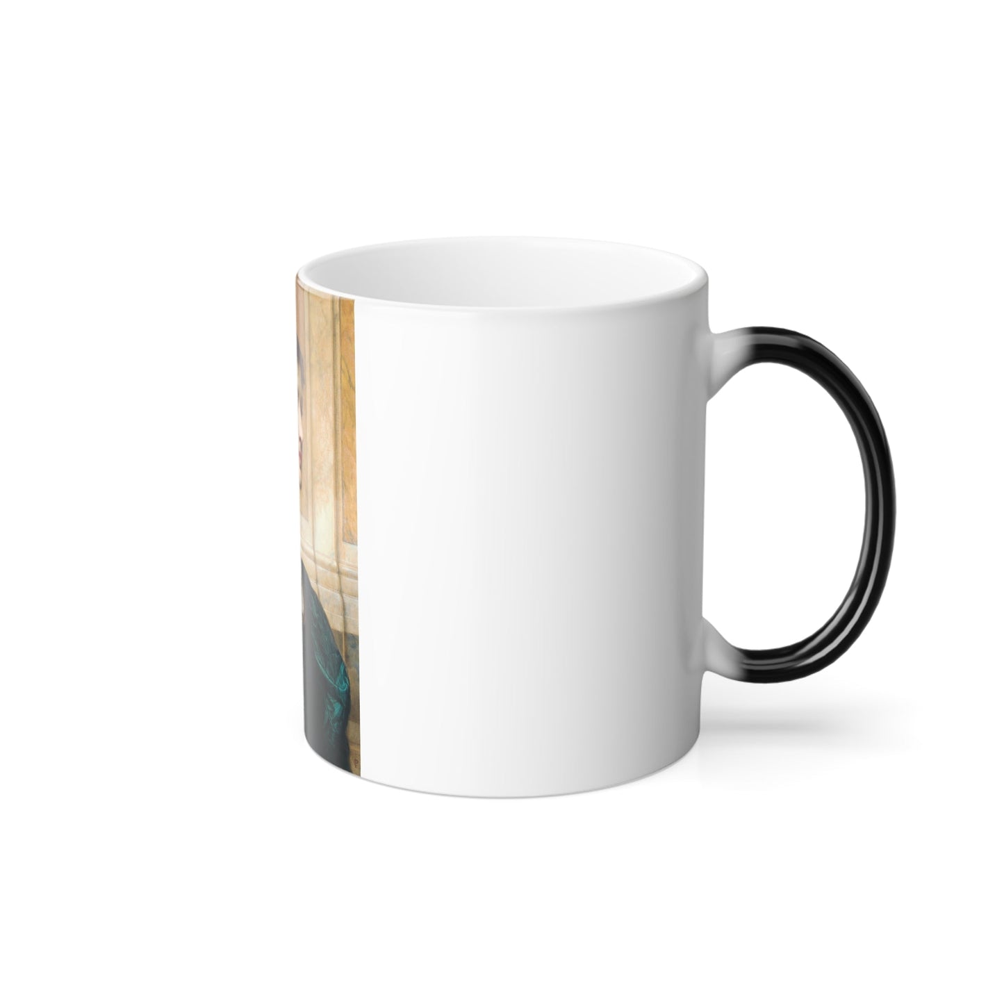 Charles Edward Perugini (1839-1918) Kate - Oil on Canvas - Color Changing Mug 11oz-11oz-The Sticker Space