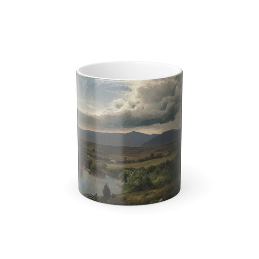Charles Herbert Moore (1840-1930) The Catskills in Spring - Oil on canvas 1861 - Color Changing Mug 11oz-11oz-The Sticker Space