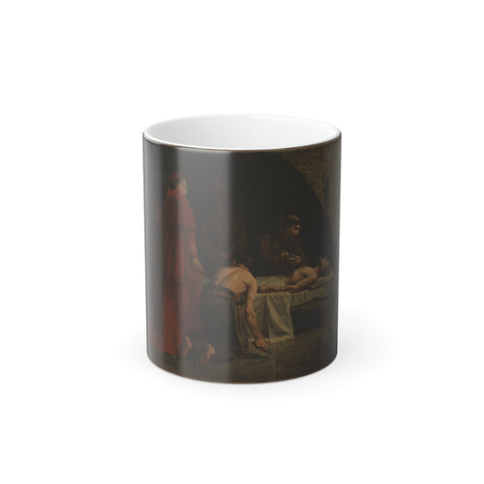 Charles Holroyd (1861-1917) Death of Torrigiano - 1886 - Color Changing Mug 11oz-11oz-The Sticker Space